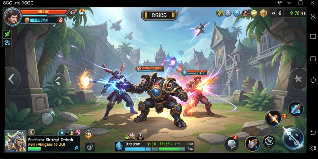 Screenshot gameplay <strong>8G8G</strong> dengan strategi mendalam dan pertempuran yang seru.