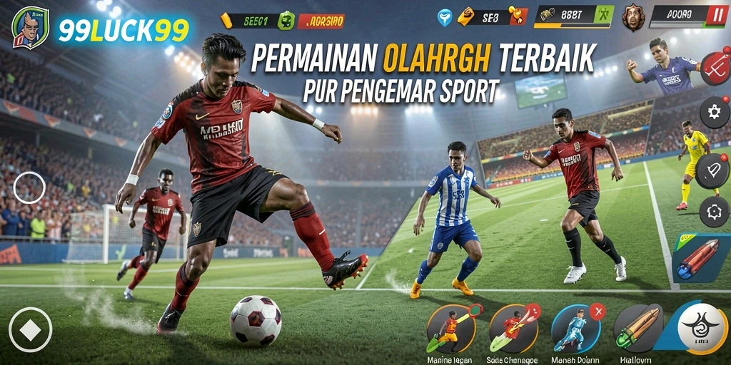 Tampilan gameplay 99LUCK99 dengan aksi seru olahraga.
