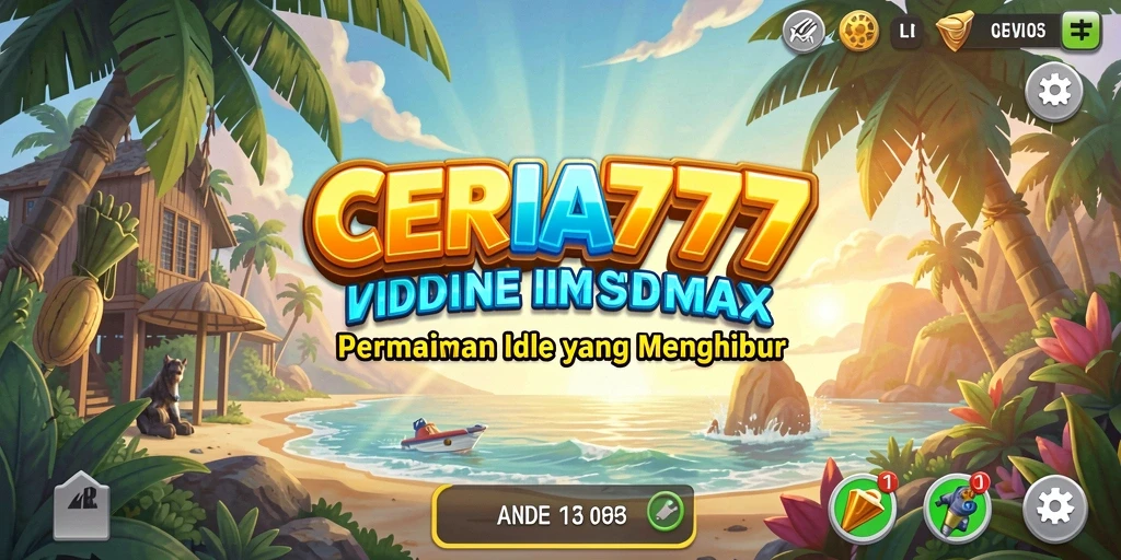 Screenshot CERIA777 menunjukkan gameplay Idle yang menarik dan menghibur.