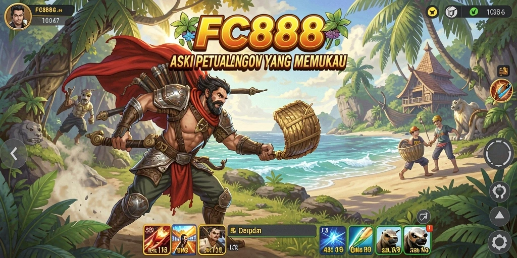 Screenshot gameplay FC888 menampilkan aksi seru dan grafis memukau.