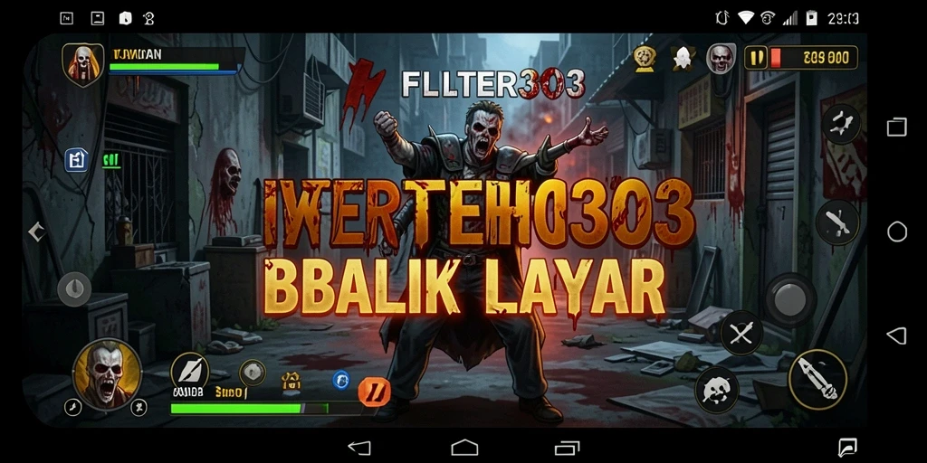 Gameplay menegangkan FILTER303 dengan suasana menyeramkan.