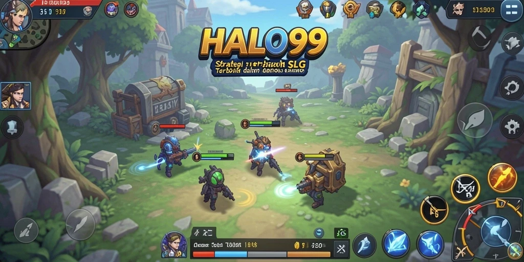 Tampilan gameplay menarik dari HALO99 dengan strategi SLG.