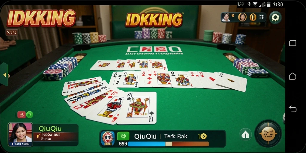 Screenshot gameplay QiuQiu yang menarik dan kompetitif dari IDRKING.