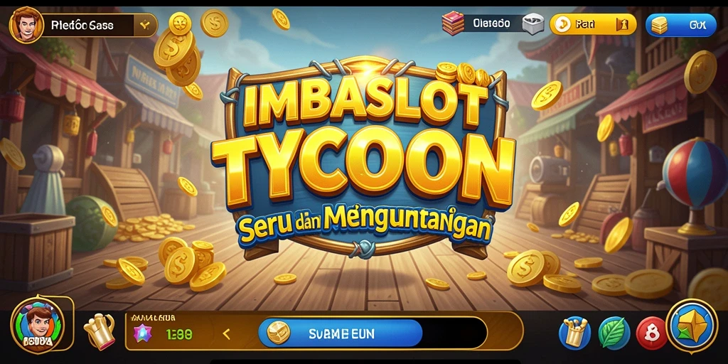 Tampilan aksi seru dalam gameplay IMBASLOT.