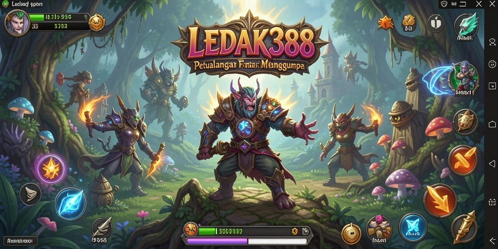 Tampilan gameplay LEDAK388 yang memikat dalam dunia RPG.