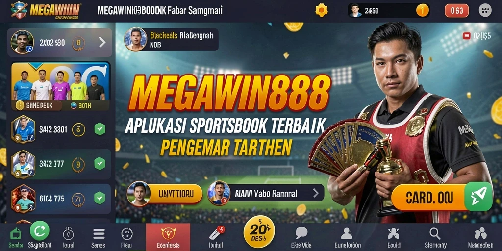 Tampilan gameplay MEGAWIN888 yang menarik dan interaktif saat taruhan.
