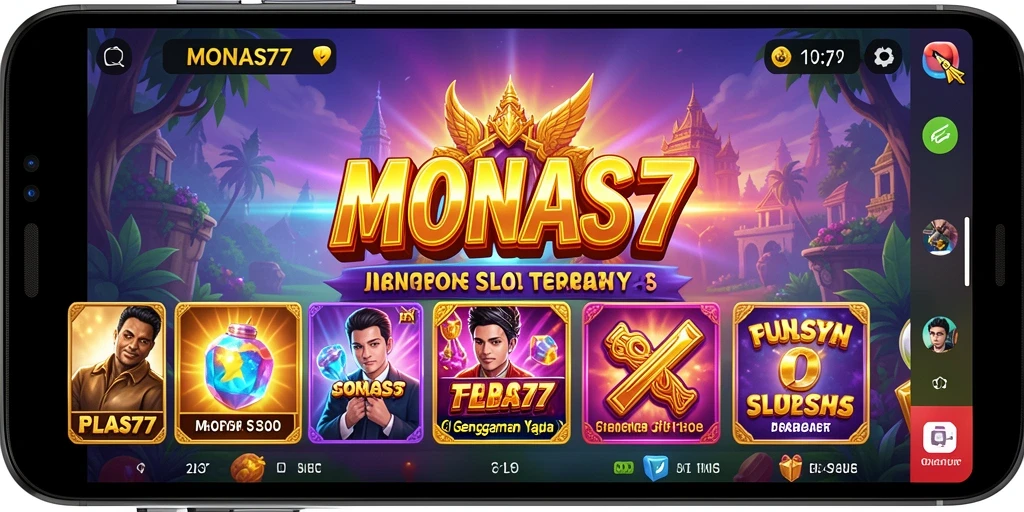Tampilan gameplay Slot di MONAS77 yang seru dan menarik.