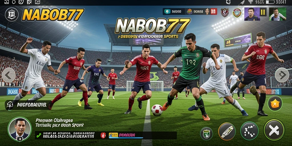 Tampilan menarik dari gameplay olah raga NABOB77 yang seru.