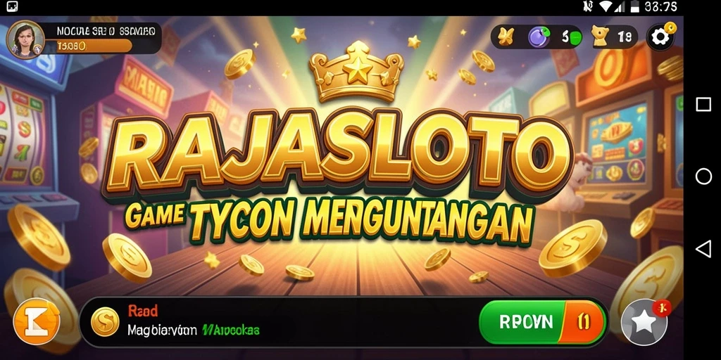 Screenshot RAJASLOTO menampilkan gameplay Tycoon yang seru dan interaktif.