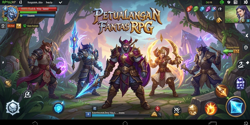 Tampilan gameplay RP62RP yang menarik dalam petualangan RPG.