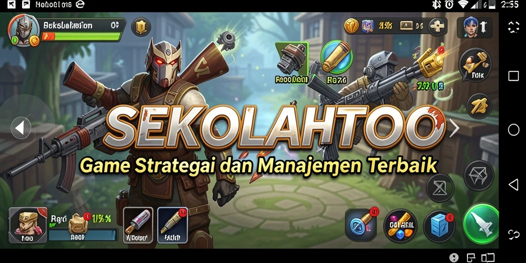 Gameplay SEKOLAHTOTO menampilkan manajemen sekolah dengan interaksi mendalam.
