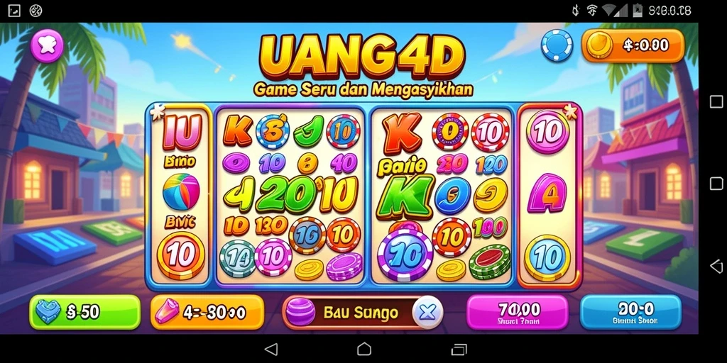 Screenshot gameplay UANG4D yang mendebarkan.