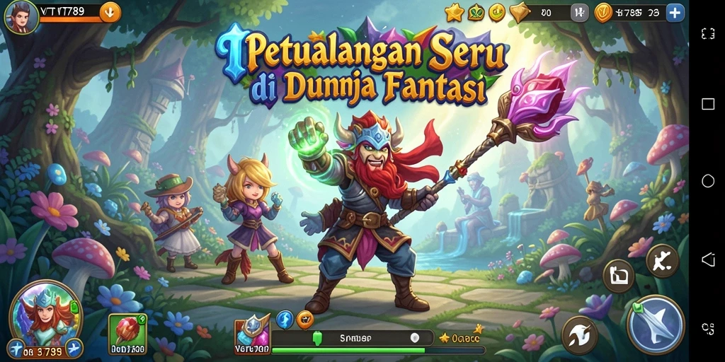 Screenshot utama VT789 menunjukkan aksi mendebarkan dalam dunia petualangan.
