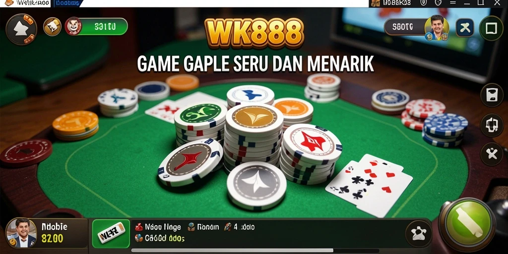 Gameplay Gaple yang seru dan interaktif di WK888.